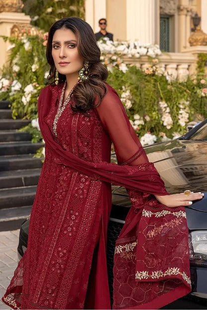 3- piece embroidered
