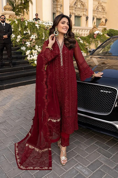 3- piece embroidered