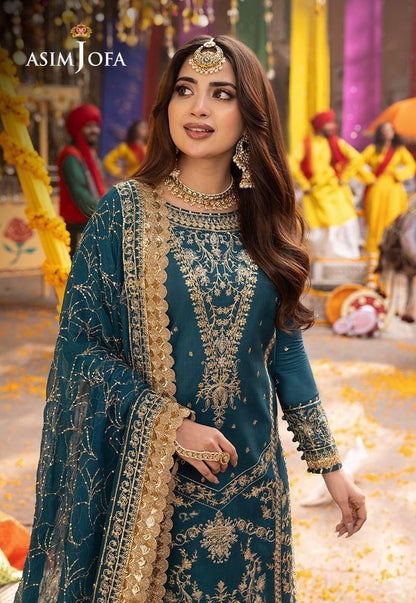 Organza Embriodered 3-PIECE SUIT