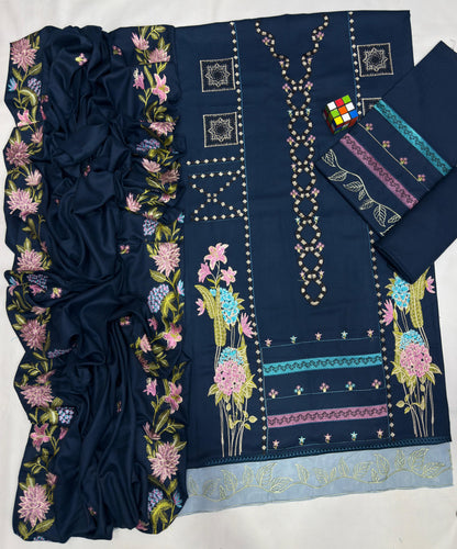 Pure Wool Dhanak – 3 Piece