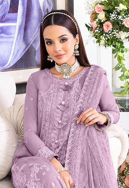 Chiffon Heavy Spangle Embroidered