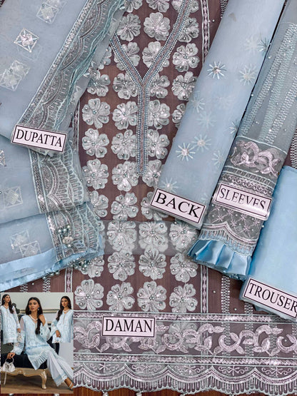 Organza 3 piece suit