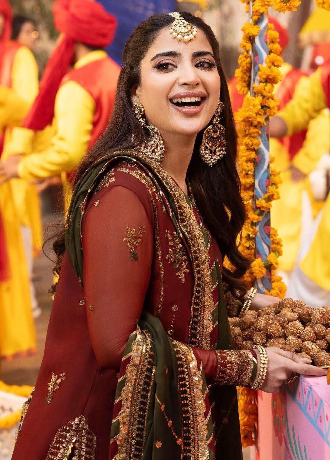 Chiffon Suit Intricate Sequin Embroidery