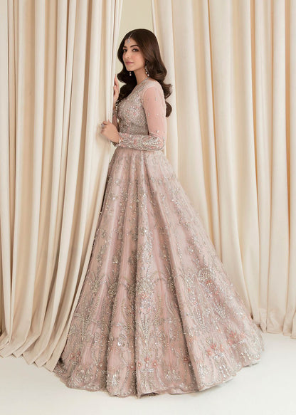 Luxury Net Frock with Satin Silk Trouser