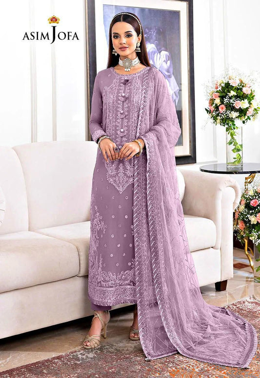 Chiffon Heavy Spangle Embroidered