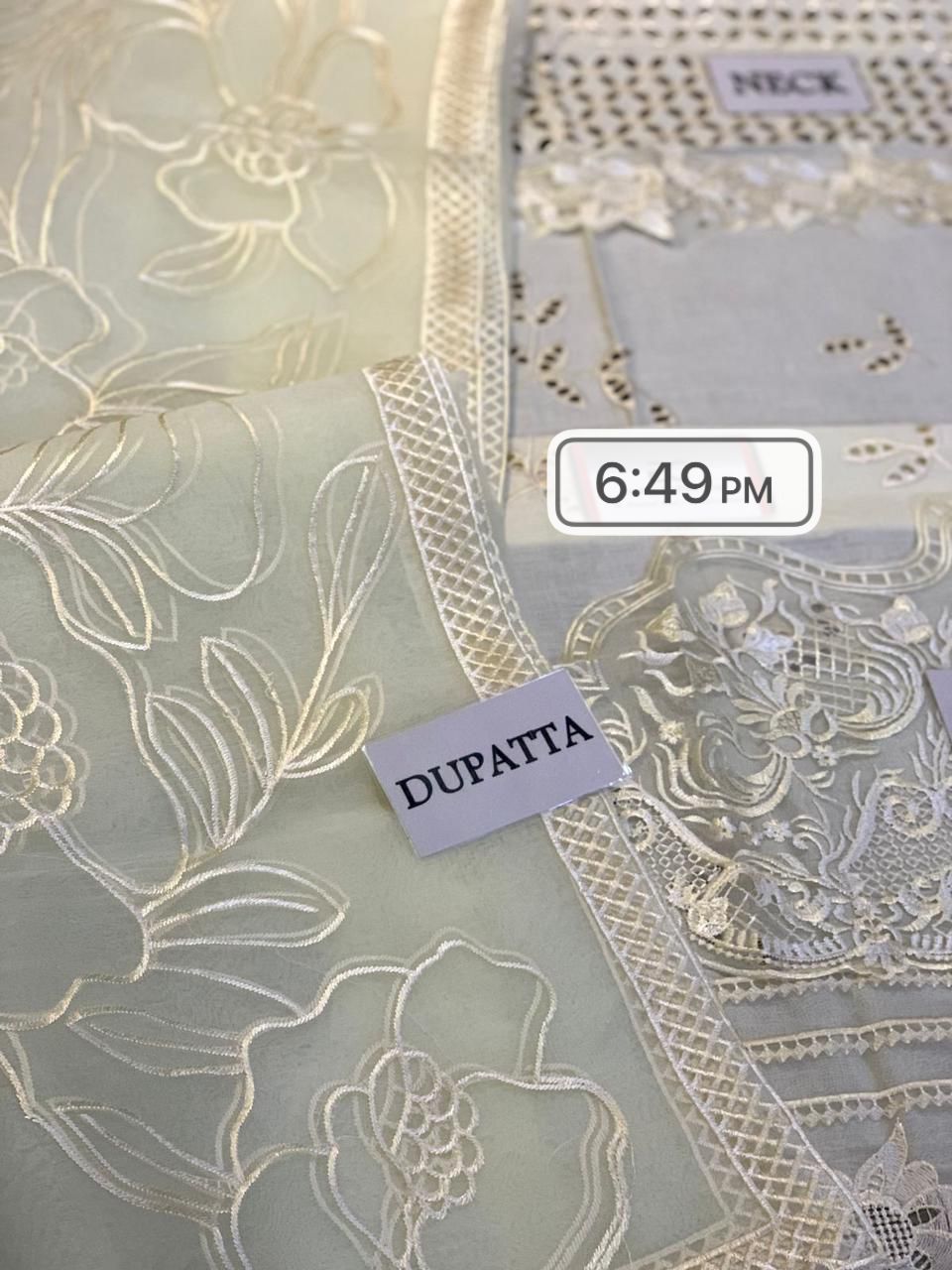 3 piece chikankari suit